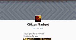 Desktop Screenshot of citizengadget.com